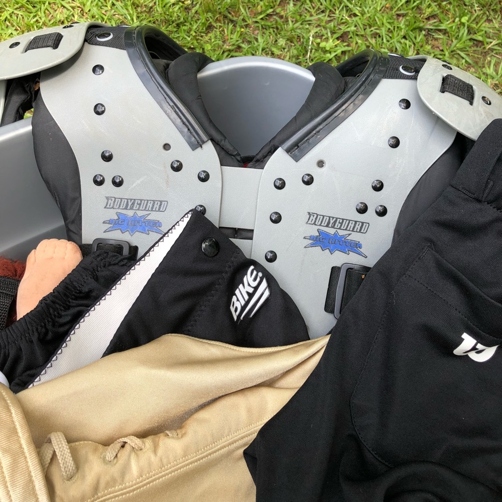 Boys football gear